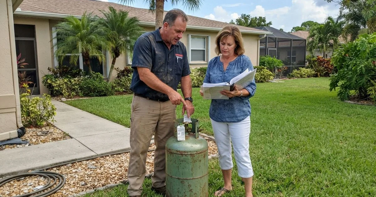 Who is liable when a propane leak causes damage in Florida