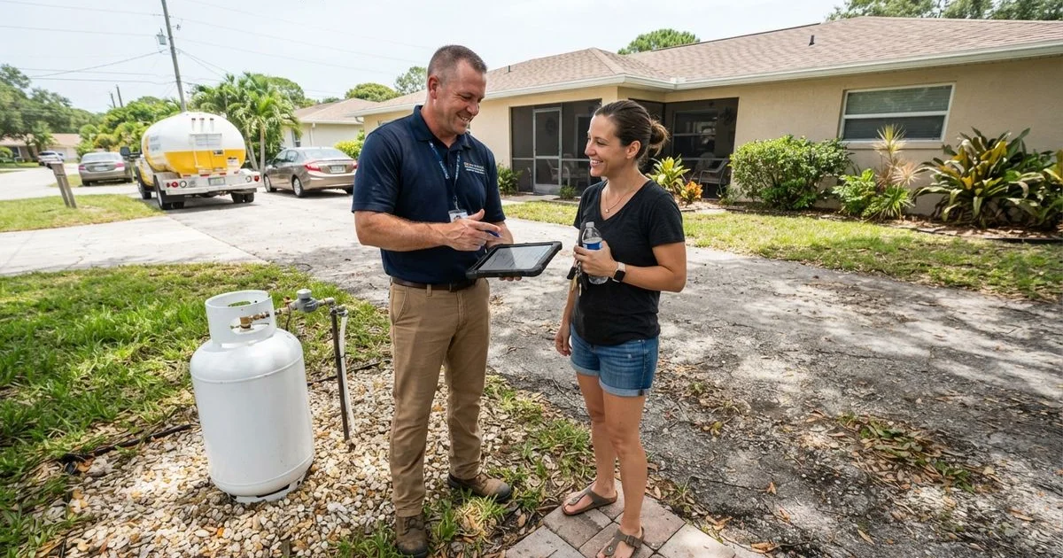 Moving to Florida: setting up propane service for the first time